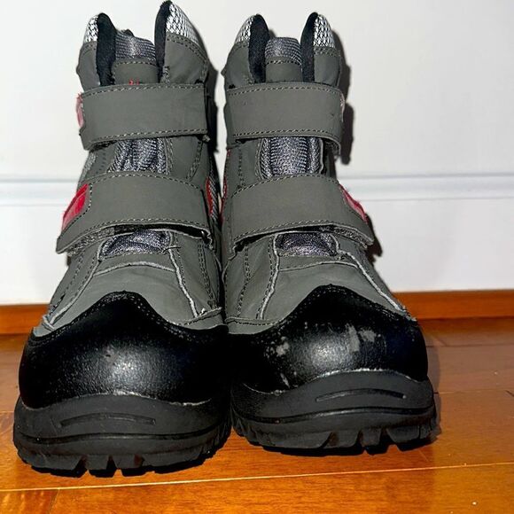 Khombu Gray Winter Snow Boots Sz 3 - Picture 3 of 8
